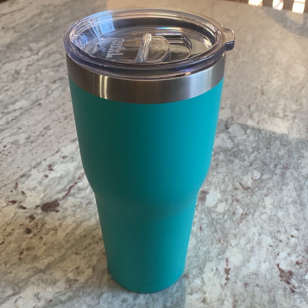 ZAK! Turquoise 30oz Stainless Steel Insulated Tumbler - Picture 2 of 11